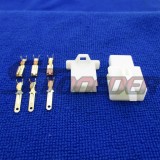 STONEDER 3 Pins Electrical Wire Connector Terminal Harness Plug Socket For Pit Dirt Pocket Mini Bike Go Kart ATV Quad Scooter Moped Motorcycle Motocross