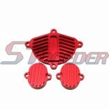 STONEDER Red Alloy Cam Cover Valve Cap Dress Up Kit For Chinese YX 160cc 1P60FMK 150cc 1P60FMJ Engine Pit Dirt Bike Motorcycle
