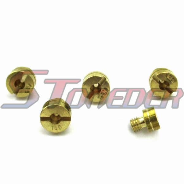 STONEDER Large Round Carb Main Jets For Mikuni Carburetor #130 135 140 145 150