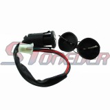STONEDER 4 Pin On Off Kill Ignition Key Switch For 50cc 70cc 90cc 110cc 125cc Engine Chinese ATV Quad 4 Wheeler Go Kart