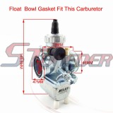 STONEDER Float Bowl Rubber Seal Gasket For Molkt 26mm Carburetor Pit Dirt Bike