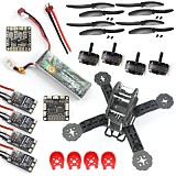 DIY Toys RC FPV Drone Mini Racer Quadcopter Kit 190mm SP Racing F3 Deluxe Flight Controller 2200mah Battery