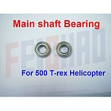 F01762-2 Wholesale 2pcs 8x16x5mm 500 Main shaft Bearing , RC Helicopter ALING TREX T-REX 500