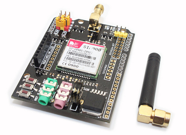 F04892 SIM900 GPRS GSM Shield Development Board Module With 4 Frequency Antenna