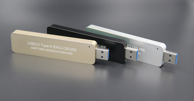 XT-XINTE LM-781U USB3.0 TYPE-A TO NGFF SSD Enclosure External HDD Case for NGFF SSD 2230/2242/2260/2280