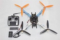 DIY Drone Upgraded Full Kit S500-PCB 1045 3-Propeller 4Axis Multi QuadCopter RTF/ARF with 10ch TX / RX 3300Mah Lipo