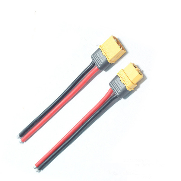 1 PCS XT60 Male Connector Female Connector With 10CM 14AWG Silicone Wire Cable