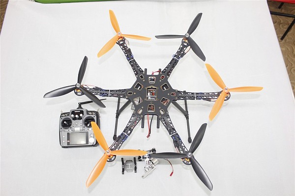 Drone Upgraded Kit HMF S550 9045 3-Prop 6Axis Multi QuadCopter UFO RTF/ARF with 2-Axis Gimbal No Battery / Charger