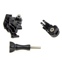 360 Turntable Quick Release Buckle Connector + Universal Mount To 1/4 Adapter for Gopro Xiaoyi SJ4000 Action Camera GITU