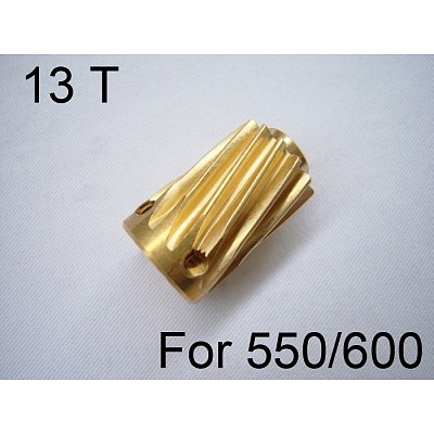 1 PCS Slant Thread Motor Gear 13T For Trex 550 600 Series RC Helicopter