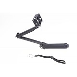 Adjustable 3-Way Extension Arm Handheld Grip Camera Tripod Mount with Camera Standard Frame for GoPro HERO 4 3 plus