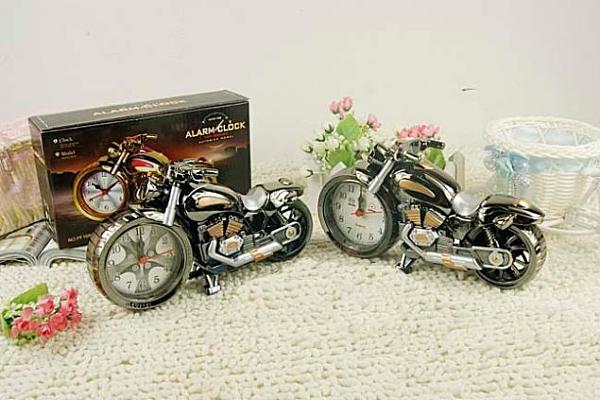 Personality Motorcycle Model Alarm Clock Plastic Best Gift Chirstmas Birthday NewYear