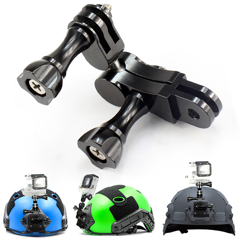 OEM Universal Aluminium 360 Degree Swivel Rotating Tripod Mount Adapter Head Pivot Arm Connector For GoPro Hero13 4 3+ 3 SJCAM xiaoyi