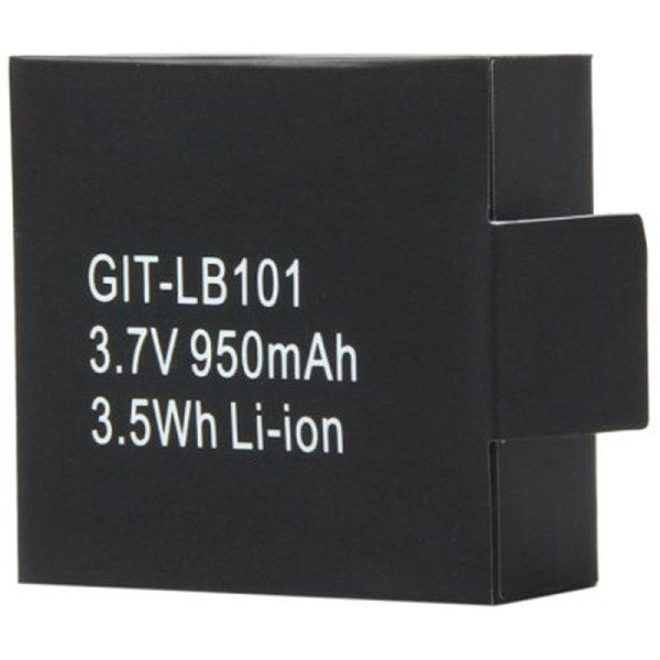 GitUp Action Camera Accessory Li-ion Battery 3.7V 950mAH ?for Gitup Git1 Git2 Helemet Camera
