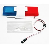 G.T.Power RC Model Car Lighting System with 8 Flashing Modes Night Flash Bright Blue Red Leds