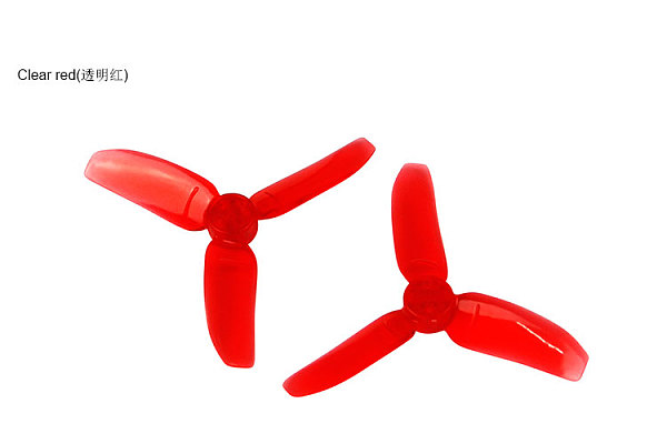 10 Pairs 2840 3-Blade Indoor Brushless Propellers Props for 110GT RC Drone Quadcopter FPV Racer Drone Multicolor