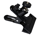 360 Degree Rotating Metal Photo Studio Flash Spring Clamp Clip Mount With Ball Head Black for Gopro Camera Camcor