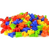 S13477 JingQ English Alphabet Beaded Blocks Construction Assembling Toy Educational Jigsaw Gift for Baby Children Kids