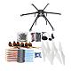 Six-Axis  Hexacopter Aircraft Unassembled Frame GPS Drone Kit with APM 2.8 Multicopter Flight Controller