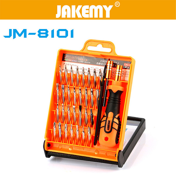 JAKEMY 33 in1 Multifunctional Precision Screwdriver Set Phone Laptop Mini Electronic Screwdriver Bits Repair Tools Kit