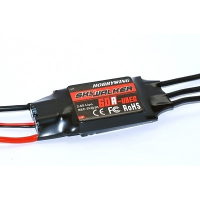 Hobbywing SkyWalker 60A UBEC 2-6S Lipo BEC Brushless ESC for RC Toy Drone FPV Heli Aircraft