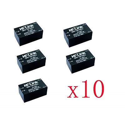 50 Piece HLK-PM01 AC-DC 220V to 5V Step-Down Power Supply Module Household Switch