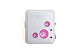 Q00366 Pink RF-V16 Portable SOS Dual Talk Platform Long Standby Time Smart GPS Tracker