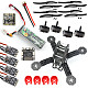 DIY Toys RC FPV Drone Mini Racer Quadcopter Kit 190mm SP Racing F3 Deluxe Flight Controller 2200mah Battery