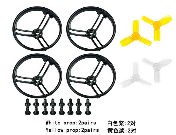2.3 Inch Propeller Prop Guard Protector Bumper All Surround with 4 pairs 2345 Propeller