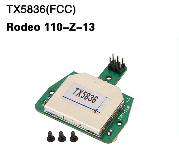 Walkera Rodeo 110 FPV Racing Drone Replacement Rodeo 110-Z-13 TX5836 (FCC) transmitter