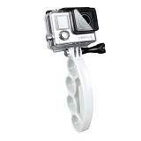 Knuckles Fingers Grip ABS Stick Selfie Tripod Mount + Screw for Gopro Hero 4 3 Plus 2 SJ4000 Camera