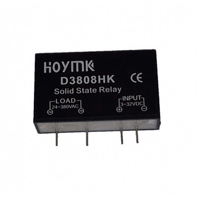 PCB Dedicated with Pins Hoymk SSR-D3808HK 8A DC-AC Solid State Relay SSR D3808HK