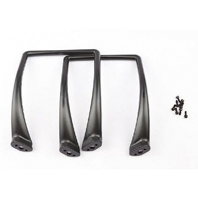 F08023 Universal Heighten Broaden Tall Landing Gear Skid For DJI Phantom 1 & 2 Quadcopter FPV Black 2Pcs