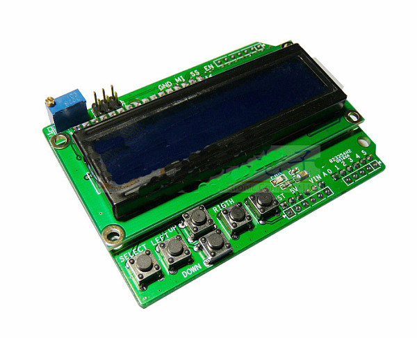 LCD Keypad Shield 1602 Blue Backlight Key Pad For Ard-o Duemilanove Robot LCD