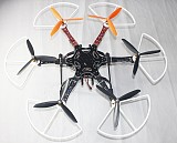 F05114-AO RTF F550 550 mm Hexa-Rotor Air Frame Assembled Kit with Radiolink 6 CH Transmitter Prop Protector