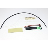 F00149-A RC Drone Quadcopter Accessories 3.5mm Gold Banana Connectors + Dean T Plug Wire + Hoop & Loop Fastening Tape +