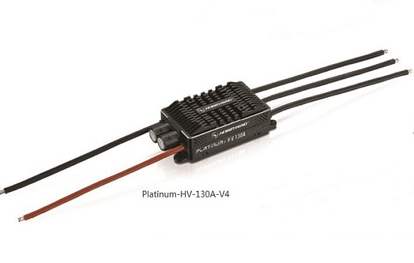 Hobbywing Platinum HV V4 130A BEC / OPTO 5-14S Lipo Empty mold Brushless ESC for RC Drone Helicopter Aircraft