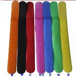 F05333 2Pcs Colorful 20MM*250MM Velcro Strap Cable Ties Hook Loop For Power Wire Management