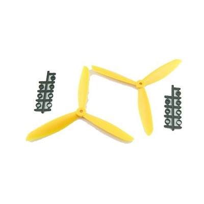 Generic 8x4.5 3-Blade 6045 6045R CW CCW Propeller Clockwise Rotating & Counter for Rc Helicopter