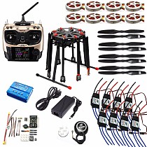DIY GPS Drone Tarot X8 TL8X000 8-Axis Folding Frame 350KV 40A PX4 32 Bits Flight Controller Radiolink AT9S Transmitter