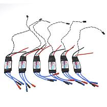 6pcs XT-XINTE Platinum-30A-Pro 2-6S 30A Speed Controller ESC OPTO For Hex Multi Rotor Hexacopter Drone