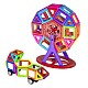 72pcs Wheels Set Blocks Toy Bricks 3D MAGNETIC BUILDING TOY Magnet Block Building Creative Toys For Kids