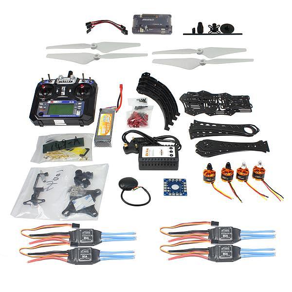 Full Set DIY RC Drone Quadrocopter X4M380L Frame Kit APM 2.8 Gimbal TX F14893-P