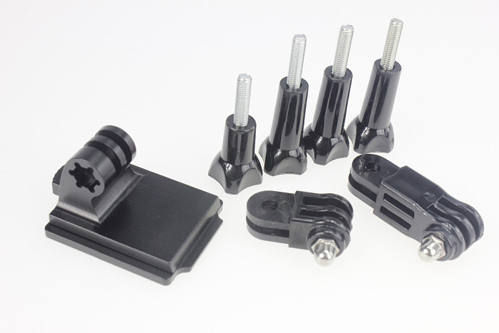 OEM Universal Gopro Active Connection Chain Mount Helmet Aluminum Fixed Mount For Gopro Hero 2 3 Camera