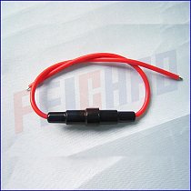Wholesale F01896 5x20mm 20AWG AGC Fuse Holder In-line Screw type with Wire Cable