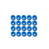 F07296 Tarot 20 Pcs M2 Spacer Washer TL2818-01 Blue for GB Screws RC Helicopter Parts