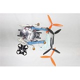 DIY Drone Quadcopter Upgraded Kit S500-PCB 1045 3-Propeller 4Axis Multi-rotor UFO No Battery / Charger / RX / TX