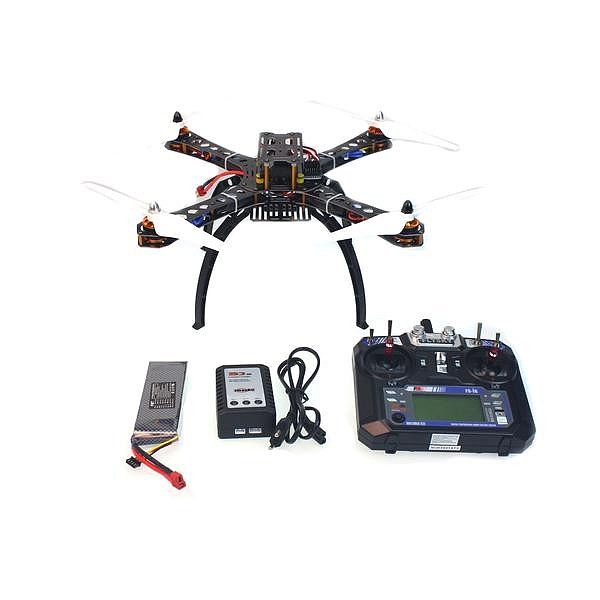 4-Axis Assembled RC Helicopter with APM2.8 Flight Control+FS-i6 6CH Transmitter+GPS+11.1V 3300Mah Battery