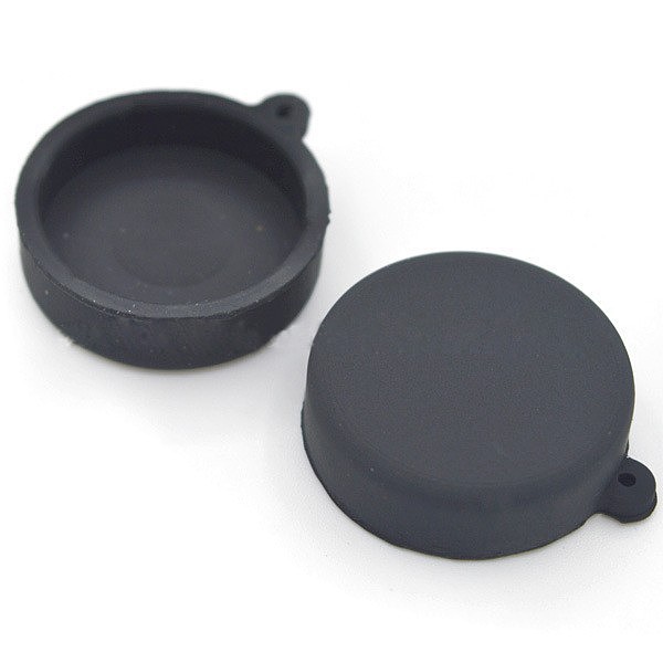 F14784 Silicone Camera Lens Cover Caps Protective Case for Xiaomi Xiaoyi Ant Action Sport Camera Black Color