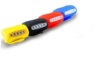LED Silicon Lamp Rear Light Tail Light Caution Light 5 + 2 Model for Bike Cycling Mountain Bike Random Color